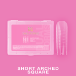 DUAL NAIL FORMS SHORT ARCHER SQUARE