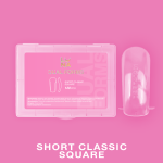 DUAL NAIL FORMS SHORT CLASSIC SQUARE
