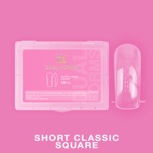 DUAL NAIL FORMS SHORT CLASSIC SQUARE