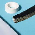 Сменяеми бели файлове на мека основа за пила „полумесец“ Staleks Pro Expert 40, 150 грит (30 бр.)