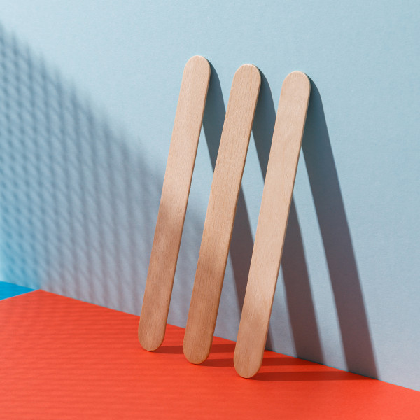 Еднократна дървена основа за пила права Staleks Pro Expert 20 (50 бр.)