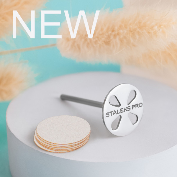 Удължен педикюрен диск PODODISC M Staleks Pro Expert със сменяеми файлове, 180 грит (5 бр.), Ø 20 мм