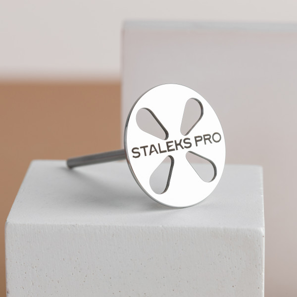 Удължен педикюрен диск PODODISC L Staleks Pro Expert със сменяеми файлове, 180 грит (5 бр.), Ø 25 мм