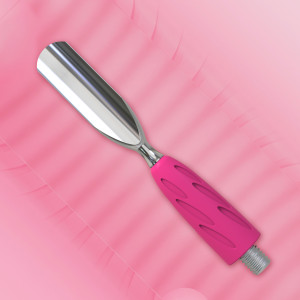 Работна част за лопатка Staleks UNIQ Combo 17 – заоблен широк избутвач