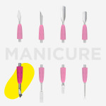 Работна част за лопатка Staleks UNIQ Combo 14 – огъната лопатка