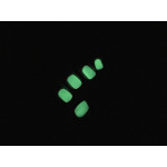 Топ за гел-лак, който свети в тъмното Top Shine Dark Green – 13 ml