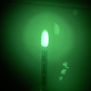 Топ за гел-лак, който свети в тъмното Top Shine Dark Green – 13 ml