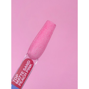 Матов топ без лепкав слой Top Matte Sand Peach Pink – 13 ml