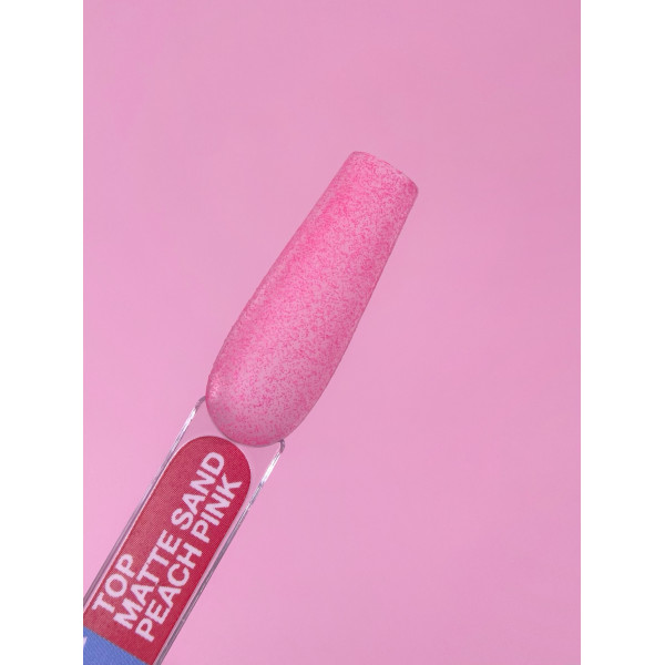Матов топ без лепкав слой Top Matte Sand Peach Pink – 13 ml